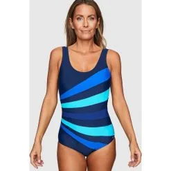 Abecita Women's Action Swimsuit -Ski beste salg abecita women s action swimsuit blue 3