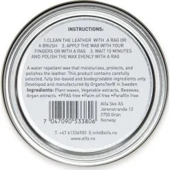 Alfa Leather Wax -Ski beste salg alfa alfa leather wax nocolour 2