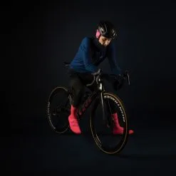 GripGrab Flandrien Waterproof Knitted Road Shoe Covers -Ski beste salg gripgrab flandrien waterproof knitted road shoe covers pink 5