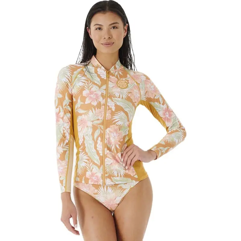 Rip Curl Women's Always Summer Upf 50+ LS Zip 2 Rip Curl Women's Always Summer Upf 50+ LS Zip