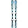 Salomon Junior Ski Set L QST S + C5 GW J75 PM -Ski beste salg salomon junior ski set l qst s c5 gw j75 pm blue grey