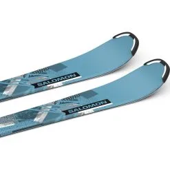 Salomon Junior Ski Set L QST S + C5 GW J75 PM 12 Salomon Junior Ski Set L QST S + C5 GW J75 PM -Ski beste salg salomon junior ski set l qst s c5 gw j75 pm blue grey 4