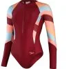 Speedo Women's Long Sleeve Swim Suit -Ski beste salg speedo women s long sleeve swim suit oxblood coral