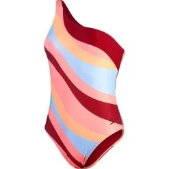 Speedo Women's Printed Asymmetric 1 Piece